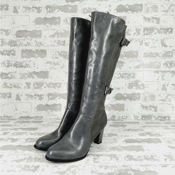 Life Stride Lacy Velocity With Memory Foam faux Leather Heel Knee High Boots - Picture 2 of 11